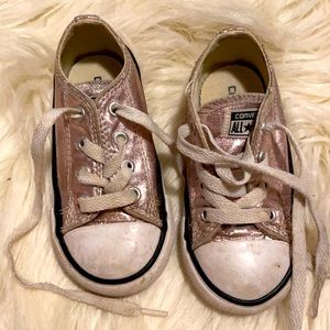 Rose Gold converse